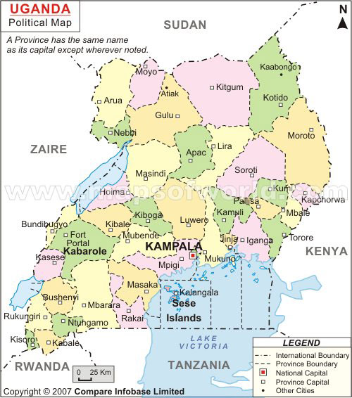 Kampala map